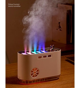 Çeşithane Müzikli Yağmur Efektli Aroma Difüzör Ultrasonik Hava Nemlendirici LED