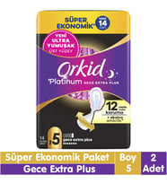 Orkid Platinum Gece Ekstra Plus Süper Ekonomik Paket 14x2 28 Adet
