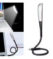 Kompakt USB Siyah 14 Ledli Dokunmatik Okuma Lambası