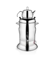 KUTLU 1 DEMLİKLİ 16 LT ÇAY SEMAVERİ