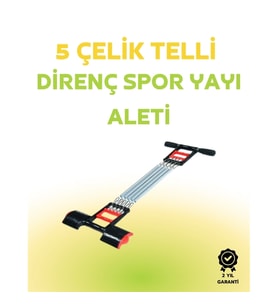 Mey İthalat® Paslanmaz Çelik Yaylı Çoklu Dirençli Kol ve Gövde Egzersiz Aleti