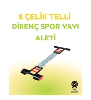 Mey İthalat® Paslanmaz Çelik Yaylı Çoklu Dirençli Kol ve Gövde Egzersiz Aleti
