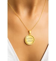 ✨ Çift Taraflı İçi Dönebilen Gold Kolye ✨