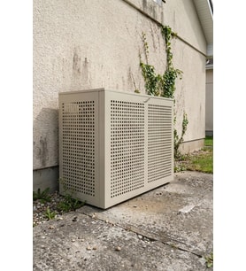 Klima Motoru/Dış Ünite Gizleme/Koruma Kafesi XS 7000 BTU - 9000 BTU 86X44X65(H) Alüminyum Square