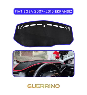 FIAT Egea 2007-2021 Modellerine Uygun EKRANSIZ TORPİDO KORUMA HALISI MAVİ KENAR