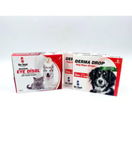 Derma Köpek 21-40 kg Deri Bakım Ürünü 2 Kutu + Göz Bakım Ürünü (Şeffaf)