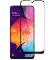 Samsung Galaxy A50 Tam Kaplayan Fiber Nano Ekran Koruyucu Siyah