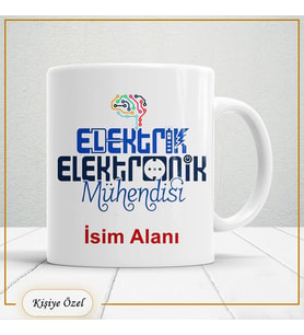 Elektrik Elektronik Mühendislerine Özel İsim Yazılabilir Kupa Bardak – Kişiye Özel Meslek Temalı Hediye-121