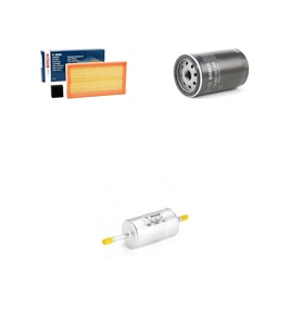 Bosch Filtre Bakım Seti Ford Focus 2.0 2000-2004 Benzinli Hava + Yağ f. + Yakıt Filtre Bosch