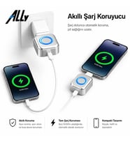 ALLY HyperCharge 140W AI Akıllı Şarj Kesici Adaptör – Şarj Dolunca Otomatik Kapanan Batarya Koruyucu
