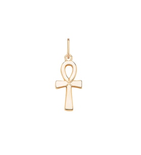 Rose Altın Mini Ankh Kolye Ucu