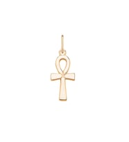 Rose Altın Mini Ankh Kolye Ucu