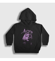 Presmono Unisex Çocuk Siyah Different Kind Of Human Aurora Kapüşonlu Sweatshirt 537250tt