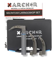 Archer Macintosh Laringaskop Set 3 Blade