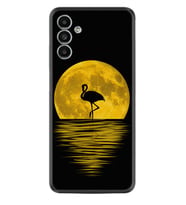 Samsung A23 A31 A32 A50 A51 A52 A53 A70 Kılıf Desenli Silikon Ay ve Flamingo 1775