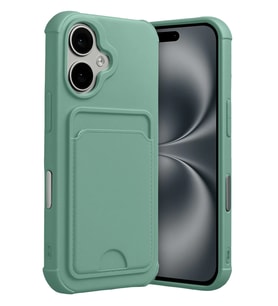 iPhone 17 Kelvin Kartvizitli Silikon - Açık Yeşil