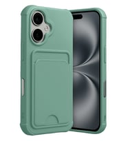 iPhone 17 Kelvin Kartvizitli Silikon - Açık Yeşil