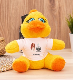 Kişiye Özel Az Önce Aşık Oldum Tasarım Esprili Peluş Civciv
