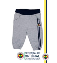 Fenerbahçe Orijinal Lisanslı Bebek Eşofman Alt (Gri)