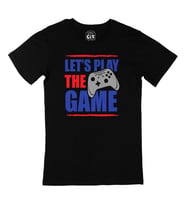 Mavi Lets Play The Game Siyah Tişört