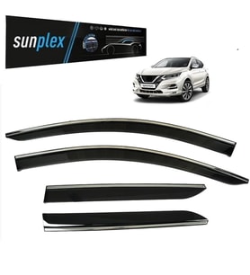 Sunplex Kromlu Cam Rüzgarlığı Nissan Qashqai J11 2014-2021 ile uyumlu