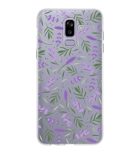 PrintiFy Samsung Galaxy J8 ile Uyumlu 1mm Slim Fit Water Color 3 Baskılı Şeffaf  Kılıf