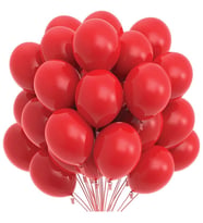 PASTEL BALON KIRMIZI 50 ADET