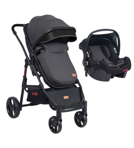 Kanz d-Go Travel Sistem Bebek Arabası Siyah (Standart)