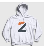 Presmono Unisex Beyaz Logo Two Oyun Overwatch Kapüşonlu Sweatshirt 361141tt