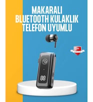Dijital Ekranlı Ve Hızlı Şarjlı Bluetooth 5.2 Makaralı Kulaklık (Çok Renkli)