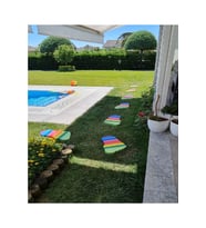 Bahçe yer taşı 10 adet (5sag-5sol)