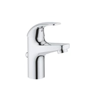GROHE BAUCURVE LAVABO BATARYASI (OTOMATİK SİFONLU) (Krom)