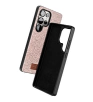 Onegif  Galaxy S25 Ultra Bright Simli Kapak - Pembe
