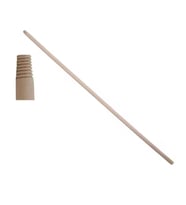 Mulpex Vidalı Ahşap Fırça - Çekpas Sapı 120 cm.