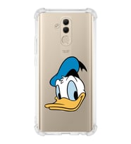 Huawei Mate 20 Lite  Köşe Korumalı Antişok Kapak Donald Duck Tasarımlı Şeffaf  Kılıf
