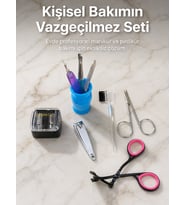 Taşınabilir Manikür Bakım Seti Günlük El Ayak Ve Kaş Bakım Kiti