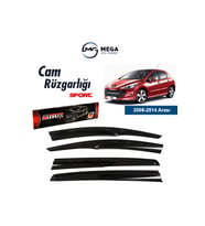 Cam Rüzgarlığı Peugeot 308 2008-2014 Arası Mugen Tip Cam Rüzgarlık (Siyah)
