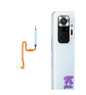 Redmi Note 10 Pro Parmak İzi Okuyucu Film Flex M2101K6G M2101K6R Uyumlu