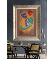 GÜMÜŞ ÇERÇEVELİ PASPARTULU TABLO C552