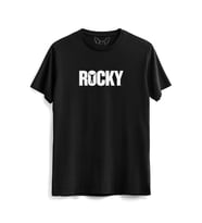 Rocky balboa Baskılı Siyah Tshirt