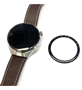 Huawei Watch 4 Pro Uyumlu Zore PMMA Pet Saat Ekran Koruyucu (Siyah)
