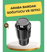 Isıtma Soğutma Özellikli Araç Bardaklığı Çakmak Girişli Akıllı