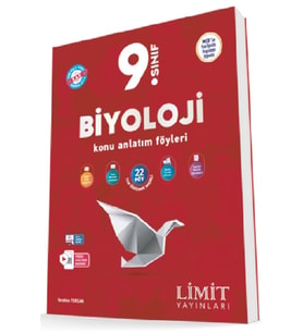 Limit Yayınları Limit 2025 9. Sınıf Biyoloji Konu Anlatım Föyleri Güncel Müfredat (Çok Renkli)