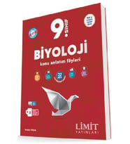 Limit Yayınları Limit 2025 9. Sınıf Biyoloji Konu Anlatım Föyleri Güncel Müfredat (Çok Renkli)