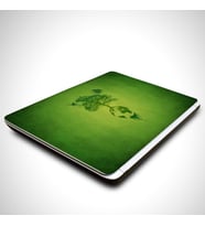 Dünya ve Ağaç Laptop Sticker 12 İnch (29X24CM)