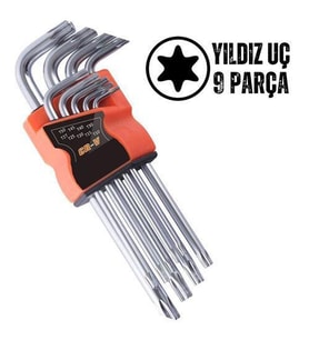 TransForMacion Yıldız Torx Combination 9 Parça Alyan Seti 715903