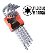 TransForMacion Yıldız Torx Combination 9 Parça Alyan Seti 715903