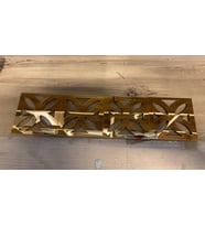 Dekor Süs BORDÜR ÇİÇEKLİ AYNA GOLD ALTIN 20 adet Pleksi Dekoratif BORDÜR  Ayna Antre 10cm*10cm