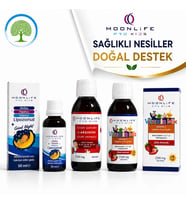 MooLife Pro Kids Good Night 50 ml & MoonLife L-Arginine Çilek Aromalı İştah Şurubu 150 ml & Moonlife