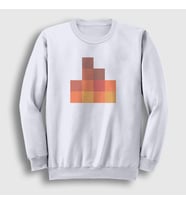 Presmono Unisex Beyaz Sapnap Flame Alev Ateş Minecraft Sweatshirt 504180tt